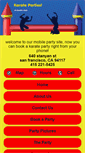 Mobile Screenshot of karateparties.net